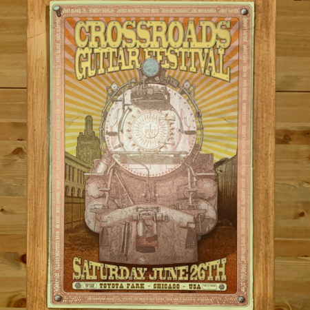 Crossroads Guitar Festival Toyota Park Bridgeview Ill 2010 Dave Hunter & Ron Donovan Artist's Proof