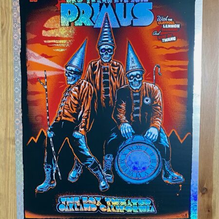Primus New Years Fox Theatre Oakland Cali 2016 Zoltron HolospazÂ® foil variant