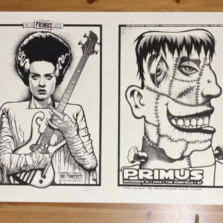 Primus Uncut Set Warfield Theatre San Francisco Cal 2012 Chuck Sperry Zoltron