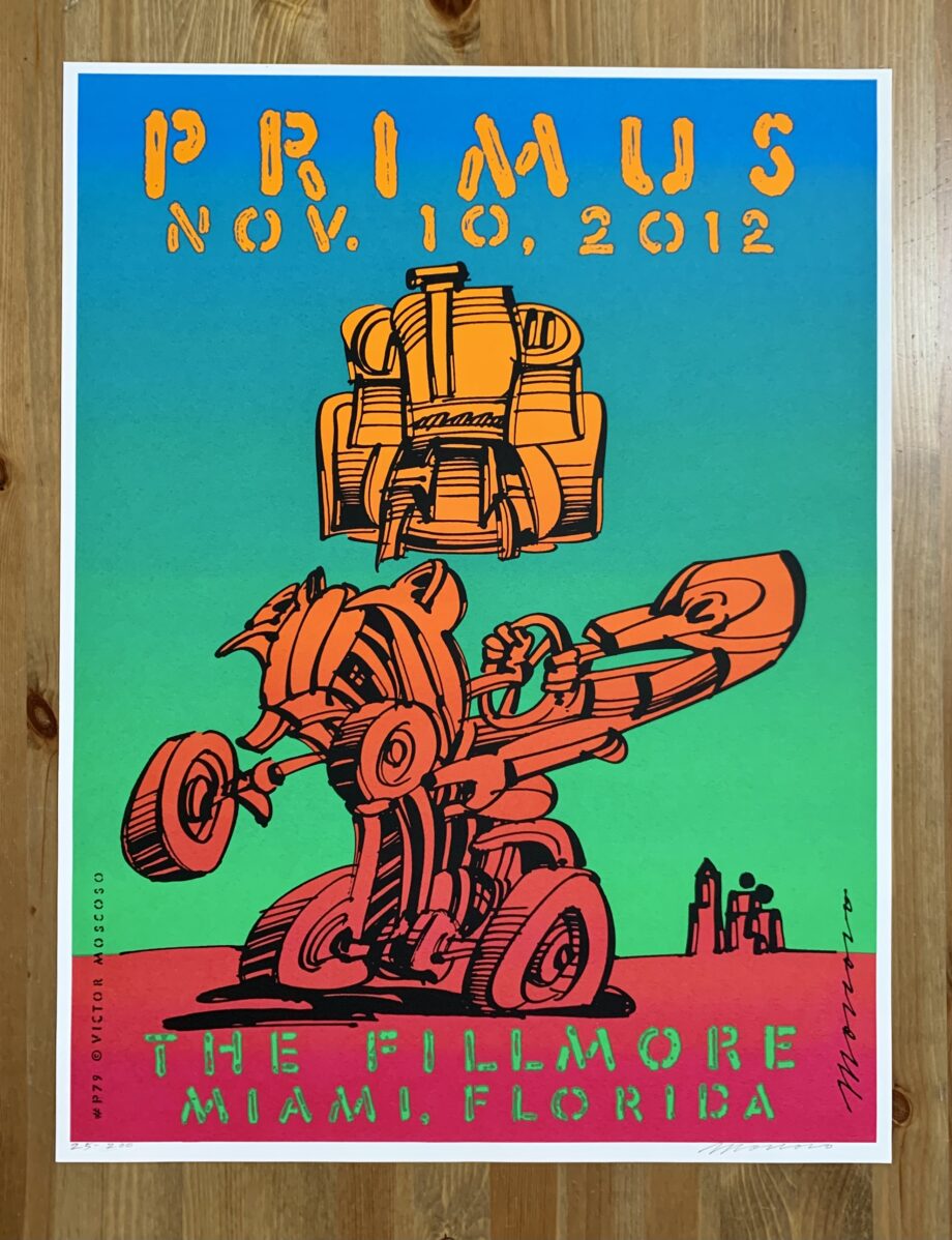 Primus Fillmore Miami Beach 2012 Victor Moscoso