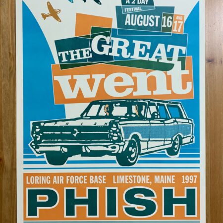 Phish The Great Went Wagon (color) Loring Air Force Base Limestone Maine 1997 Modern Dog