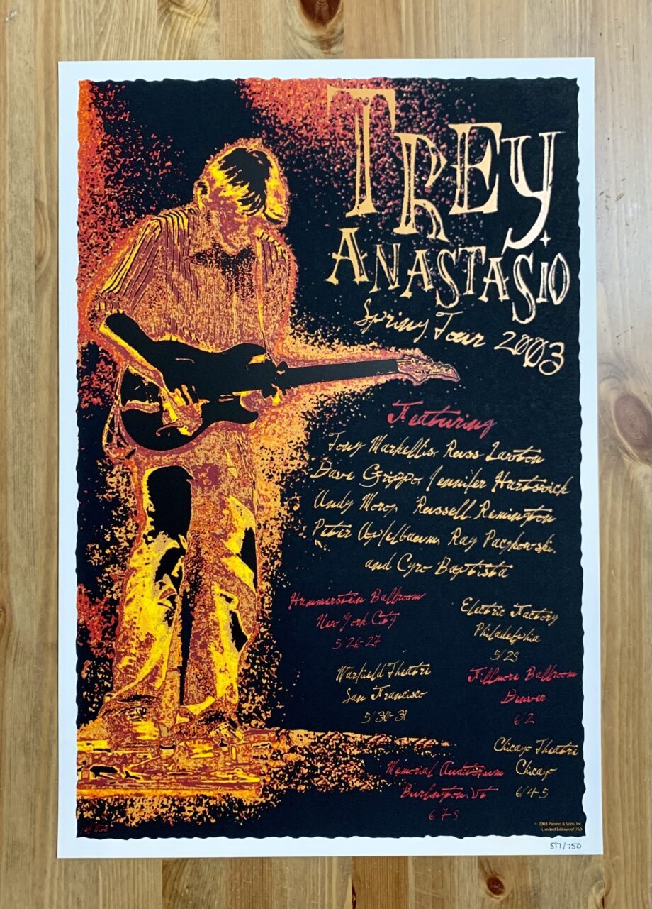 Trey Anastasio Spring Tour 2003 Jeff Wood