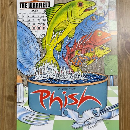 Phish Warfield Theatre San Francisco 1994 Harry Rossit BGP Bill Graham Presents 093