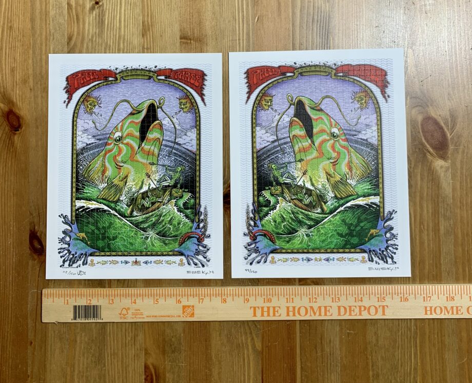 Pheel Phree Blotter 2002 EMEK Amsterdam and US version Phish