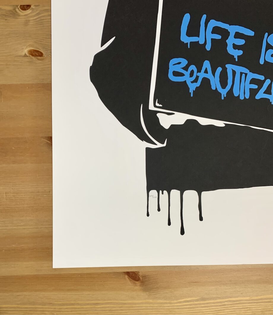 Alfred Hitchcock 2008 Mr Brainwash Life is Beautiful Blue edition - Image 2