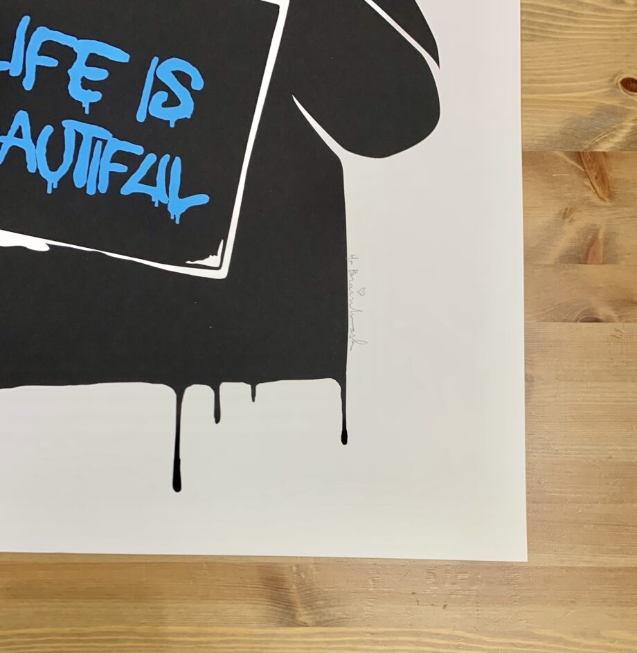 Alfred Hitchcock 2008 Mr Brainwash Life is Beautiful Blue edition - Image 3