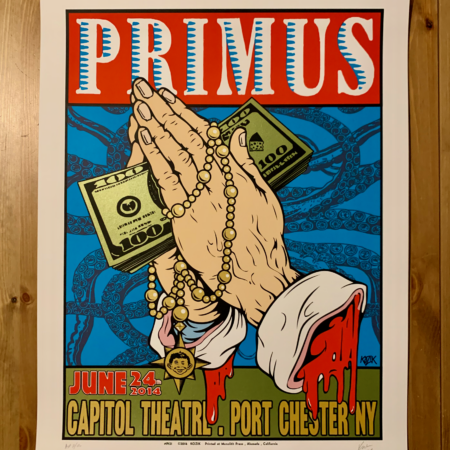 Primus Capitol Theatre Port Chester New York 2014 - Frank Kozik - Artist Special